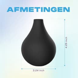 Yonovo® Anaal Douche Pro - Reinigen - Anus Anale - Vaginale vaginaal - Spoelen - Deluxe - Klysma set - Shower mannen en vrouwen Constipatie darmreiniging - Ontgifting - Buttplugs erotiek seksspeeltjes - vibrator Dildo - Zwart — thumbnail 3