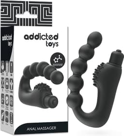 ADDICTED TOYS | Addicted Toys Anal Massager Prostatic With Vibration | Sex Toy for Couples | Vibrator | Prostate Massager | Sex Toy for Man | Sex Toy — thumbnail 1