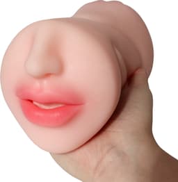 Quick Relief Anna™ - Masturbator - Pocket Pussy - 3-1 Mond, Vagina & Anus - Sex toys voor Mannen - Beige — thumbnail 9
