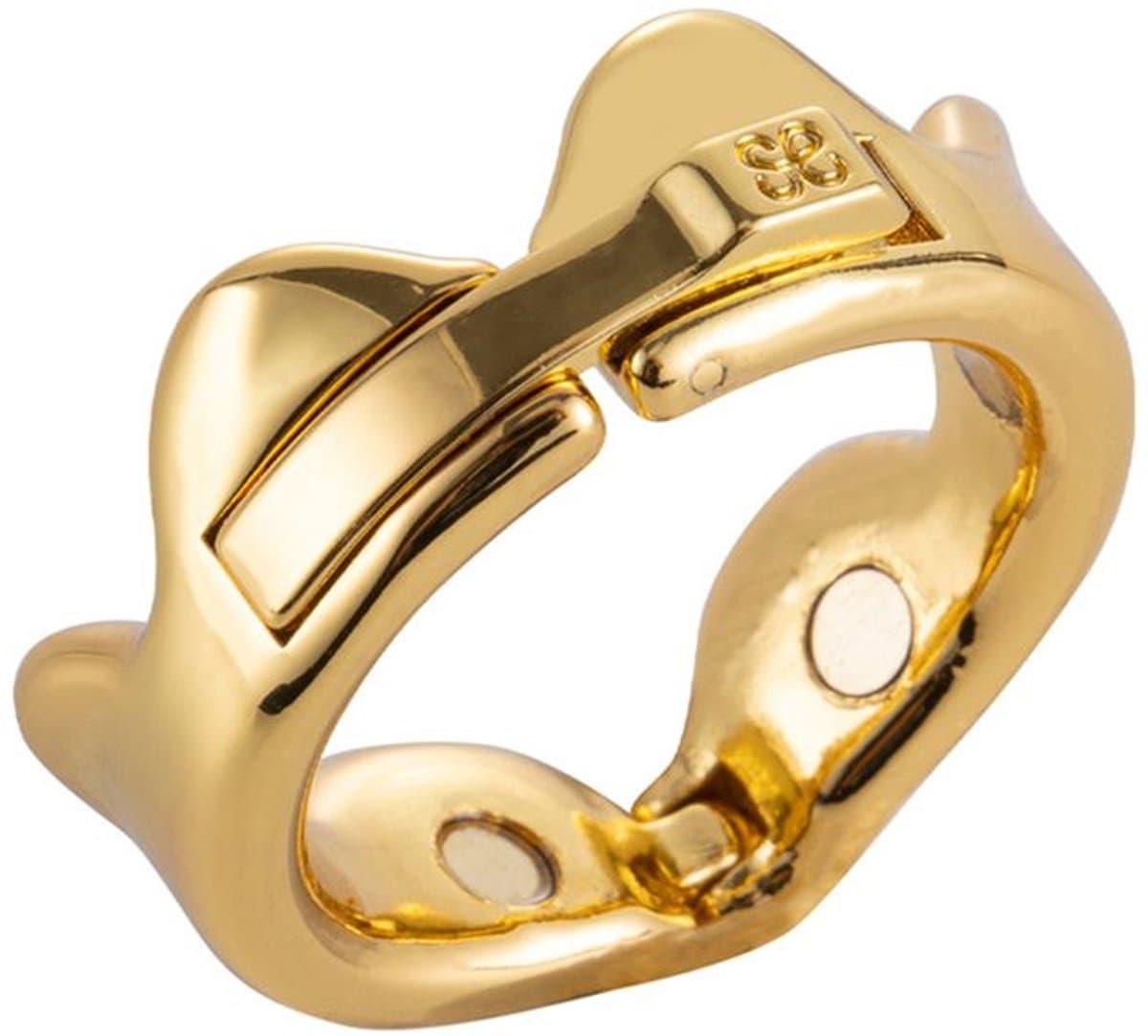Sevanda - Ring of Kings - Eikelring Kroon - Maat M - Goud — afbeelding 1