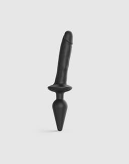 Strap-On-Me - Switch Plug-In - Dildo & Buttplug - Zwart - Maat L — thumbnail 2