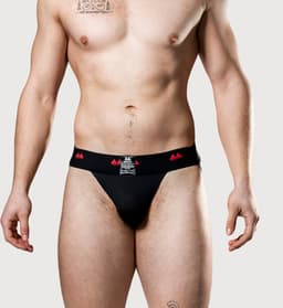 MM Sports The Original Jockstrap 2 inch Reversible Black/Red - MAAT M - Heren Ondergoed - Jockstrap voor Man - Mannen Jock — thumbnail 4