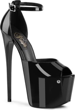 Pleaser - JUBILANT-15 Sandaal met enkelband, Paaldans schoenen - US 5 - 35 Shoes - Zwart — thumbnail 1