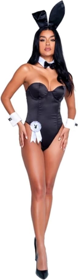 Playboy Lingerie - Classic Playboy Bunny - Zwart — thumbnail 4