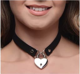 Lock-It Heart Choker Met Afsluitbaar Hartje — thumbnail 2