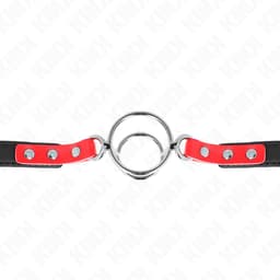 Kink - Gag With Multiple O-Rings 4 / 4.8 Cm Red 38 X 56 Cm — thumbnail 2