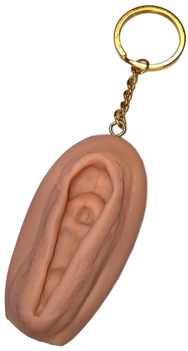 Vagina Sleutelhanger Light Tone — afbeelding 1