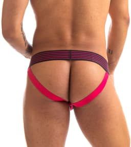 665 - Rally Jockstrap-Verkrijgbaar in 5 maten - Zwart/Rood XXL — thumbnail 4