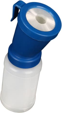 Speenreiniger - Melkbeker - Vee verzorgen - Terugstroomvrij ontwerp - 300 ml - Blauw — thumbnail 3