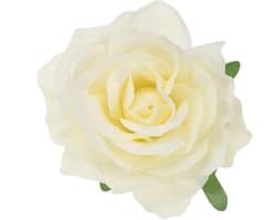 Rose Boho haarclips, stoffen bloem broche spelden voor vrouwen bruiloft feest dansjurk kleding accessoires Valentijnsdag geschenken, beige