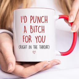Grappige Mok - Nieuwigheid mok Valentijnscadeau - Cadeau geven - Gedurfde verklaring - 11 Ounces - Rood — thumbnail 3