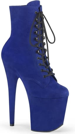 Pleaser - FLAMINGO-1020FS Plateau Laarzen, Paaldans schoenen - Paaldans schoenen - 35 Shoes - Blauw — thumbnail 1
