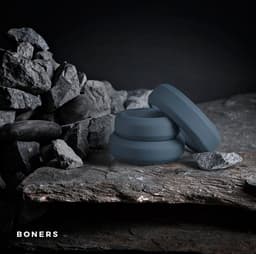 Boners - 3 Delige Cockring Set - Penisring Set voor Mannen - Extra Stimulatie - Buttplugs - Buttplug Set - Anal Plug - Sex Toys voor Mannen - Seksspeeltjes - Penisring - Cockringen - Grijs — thumbnail 7