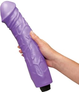 You2Toys – Giant Lover XXL Vibrator met Aders en Verdikte Eikel – 33 cm – Paars — thumbnail 2