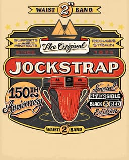MM Sports The Original Jockstrap 2 inch Reversible Black/Red - MAAT XL - Heren Ondergoed - Jockstrap voor Man - Mannen Jock — thumbnail 6