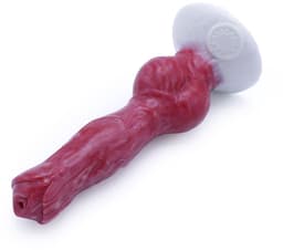 Kiotos Monstar - Squirting Dildo Beast No. 64 - 21 x 4 cm - Rood/Wit — thumbnail 7