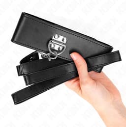 KINK - KETTING MET RIEM 116 CM MODEL 2 VERSTELBAAR 36-43 CM X 5 CM | KINKY | HALSBAND | SEKSSPEELTJES VOOR KOPPELS | SEX TOYS VOOR KOPPELS | BONDAGE | FETISH | BDSM | EXTREME BDSM | KINKY HALSBAND — thumbnail 6