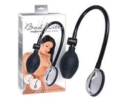 Bad Kitty – Anatomische Vagina Pomp met Zuignap voor Perfecte Sluiting voor Zuig Extase – Zwart