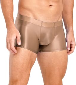 Glanzende Heren Boxershorts Dunne Nylon Slip Zwemshorts Gevoelige Onderkleding — thumbnail 5