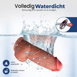 360° Rotatie Dildo XXL – Realistisch met Ballen – G-spot & Anale Vibrator – Zacht Siliconen- Seksspeeltje - Dildo voor Mannen en Vrouwen Lovemytoy® — thumbnail 2