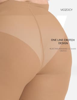 Dames Panty Grote Maten XL-XXXXL - Hoge Taille, Ultra Zacht & Duurzaam — thumbnail 2