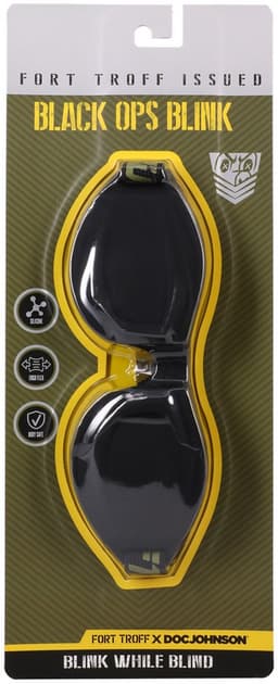Doc Johnson Black Ops Blink - Blinddoek masker - Zwart — thumbnail 3