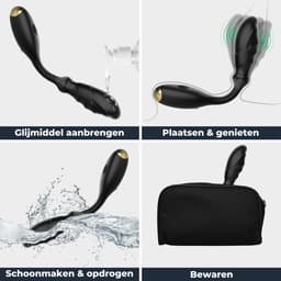 Vibrators voor Mannen en Vrouwen - Nappex™ Dios G-Spot en Prostaat Stimulator [Discreet Verzonden] - Anaal Vibrator - Sex Toys voor Koppels - Dildo - Vibrerende Buttplug - Bullet Wand Sex Toys - Anale Speeltjes - Seksspeeltjes - Kamasutra - Erotiek — thumbnail 8
