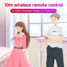 Oneay Seksspeeltjes voor volwassenen, draadloze, op afstand bedienbare, draagbare vibrerende tepelklemmen, 10 krachtige vibratiestanden, seksspeeltjes voor stellen en vrouwen. — thumbnail 2
