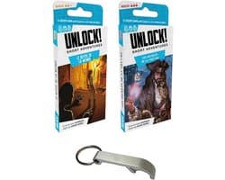 Puzzelspel Set 2 Korte Avonturen, Escape Room Beleving Thuis met App Ondersteuning