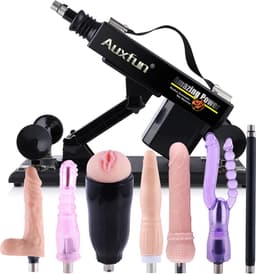 Auxfun® Basic Sexmachine Pakket Rémy Voor hem en haar! — thumbnail 1