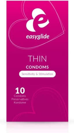 EasyGlide - Extra Thin Condooms - Condooms met Glijmiddel - 10 stuks — thumbnail 8