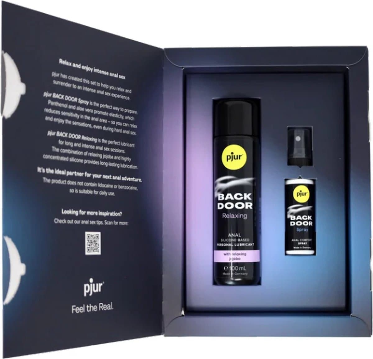 Pjur Back Door Value Pack Limited Edition - Glijmiddel & Spray — afbeelding 1