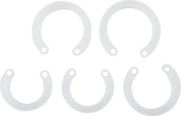 Banoch | Cockcage White | siliconen | witte Chastity Cage met 5 ringen | small / medium — thumbnail 10