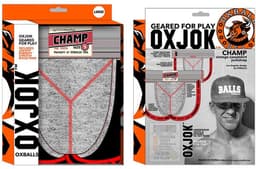 Oxjok Champ - Sweatshirt Jockstrap - Heather Grey L — thumbnail 3