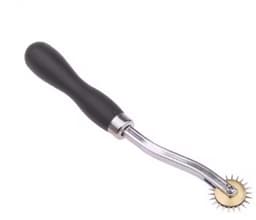 Stimulatiewiel – BDSM Pinwheel – Erotisch Speeltje – Thickler Wheel – Voor Voorspel – Metaal – Compact Formaat – Zilver — thumbnail 1