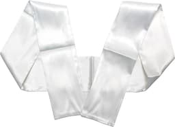 Rimba - Blinddoek - Ook Voor Bondage - Wit - Nylon - Lengte 150 cm - Breedte 10 cm — thumbnail 3