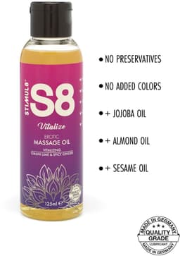 Stimul8 S8 Massage olie S8 Massage Oil 125ml — thumbnail 2