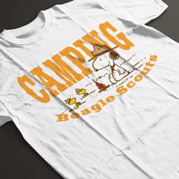 T-shirt met Snoopy en Woodstock Motief — thumbnail 3
