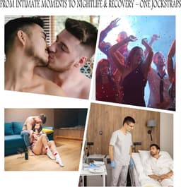 Heren Jockstrap Athletic Supporter Ondergoed – Sportieve Slip voor Comfort en Stijl — thumbnail 3