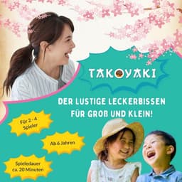 Behendigheidsspel Takoyaki - Snel Familiespel met Eetstokjes voor 2 tot 4 Spelers — thumbnail 4