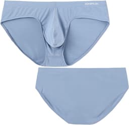 Heren Ondergoed met Bulge Pouch - Comfortabele Nylon Slips voor Daggemak — thumbnail 3
