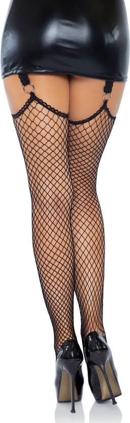 Net garterbelt stockings — thumbnail 3