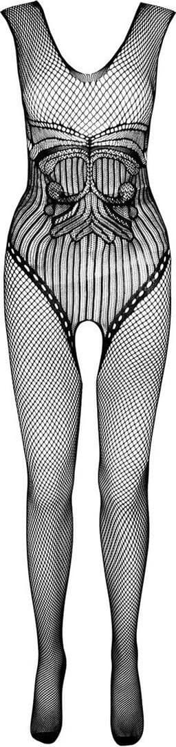Catsuit met open kruis wit — thumbnail 7