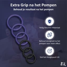 Toys Hub® Automatische Penispomp MAX met 6 Penisringen & Ebook - Elektrisch - USB Oplaadbaar - LED Scherm - Sex Toys voor Mannen - Penis Vergroter – 20 CM — thumbnail 6