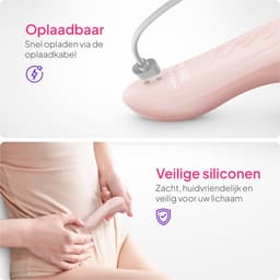Pure Pleasure ® Vibrators voor Vrouwen - Luchtdruk Vibrator - 10 Zuigstanden – Clitoris Stimulator voor Vrouwen – Oplaadbaar & Fluisterstil – Roze — thumbnail 6