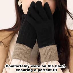 Allecto plus - Winterhandschoenen 2 paar Touchscreen - Warm en winddicht - Unisex mannen vrouwen jeugd - Geschikt voor winteruitjes — thumbnail 4