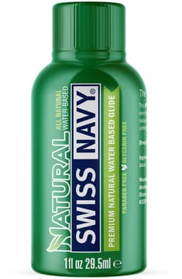 Swiss Navy Natural - Glijmiddel op Waterbasis - Alleen Natuurlijke Ingrediënten 30 ml — thumbnail 1