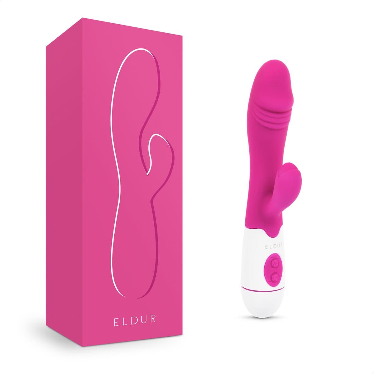 Eldur® Tarzan Vibrator - 30 Standen - Stil & Discreet - Seksspeeltjes - Vibrators voor Vrouwen - Clitoris & G-spot Stimulator - Dildo - Sex Toys — afbeelding 1