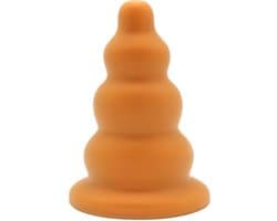 Gold Play - Soft Liquid Siliconen Anaal Dildo Blop - Goud M