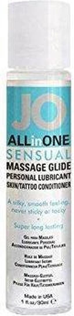 System JO - All-in-One Sensual Massage Glijmiddel Op Siliconenbasis - 30 ml — thumbnail 4